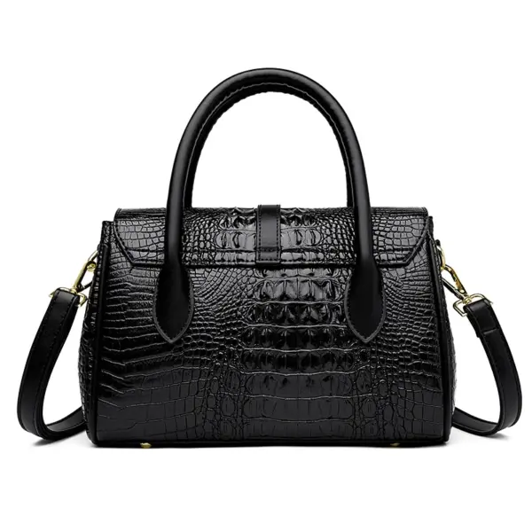 Crocodile vintage luxury women designer tote bag - Image 4