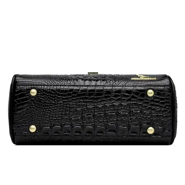 Crocodile vintage luxury women designer tote bag - Image 8