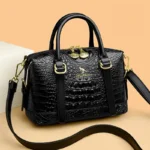 Women cocodile embossed designer tote bag - Image 8