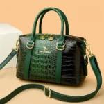 Women cocodile embossed designer tote bag - Image 10