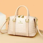 Women cocodile embossed designer tote bag - Image 11