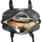 Women cocodile embossed designer tote bag - Image 13