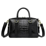 Women cocodile embossed designer tote bag - Image 4