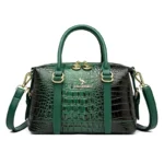 Women cocodile embossed designer tote bag