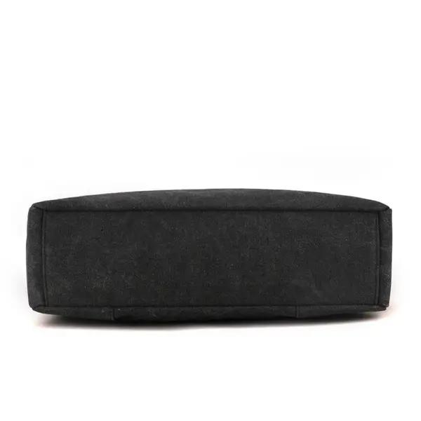 Large capacity retro style canvas tote bag - Image 12