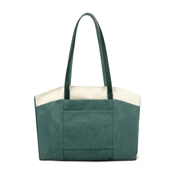 Large capacity retro style canvas tote bag - Image 13