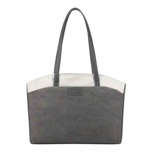 Large capacity retro style canvas tote bag - Image 3