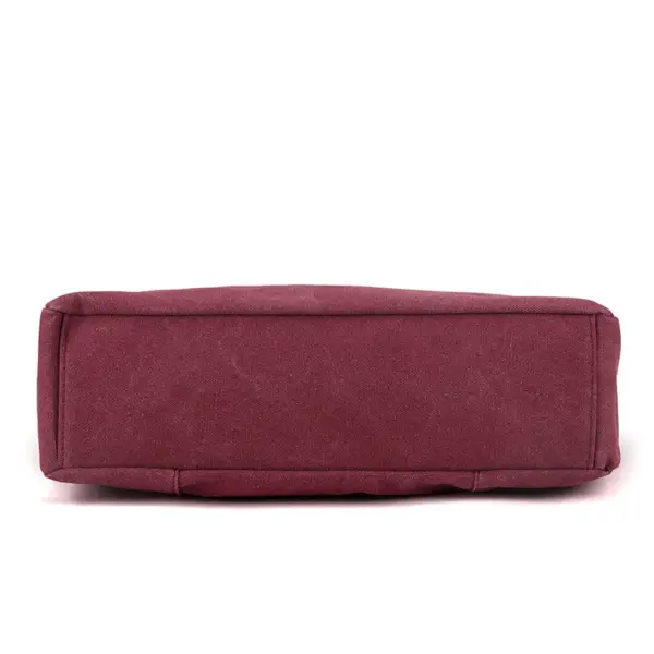 Large capacity retro style canvas tote bag - Image 14