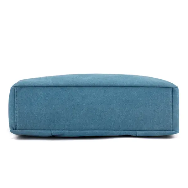 Large capacity retro style canvas tote bag - Image 15