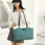 Large capacity retro style canvas tote bag - Image 21