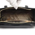 Flower embossed bright leather luxury handbag - Image 15