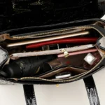 Flower embossed luxury designer handbag - Image 14