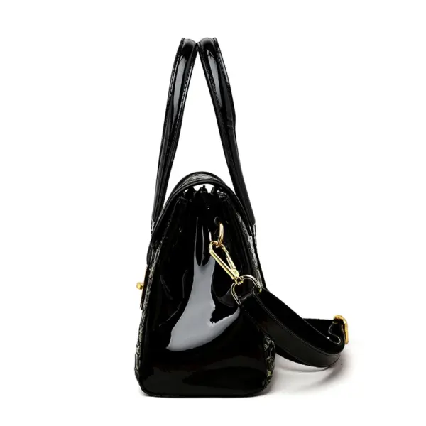 Flower embossed luxury designer handbag - Image 3