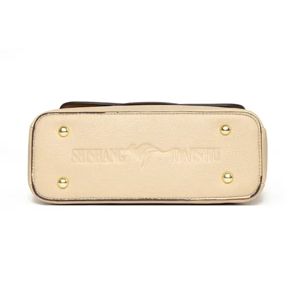 Stylish all match contrast color women handbag - Image 4