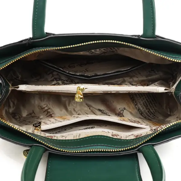 Vintage style flower embossed design handbag - Image 15