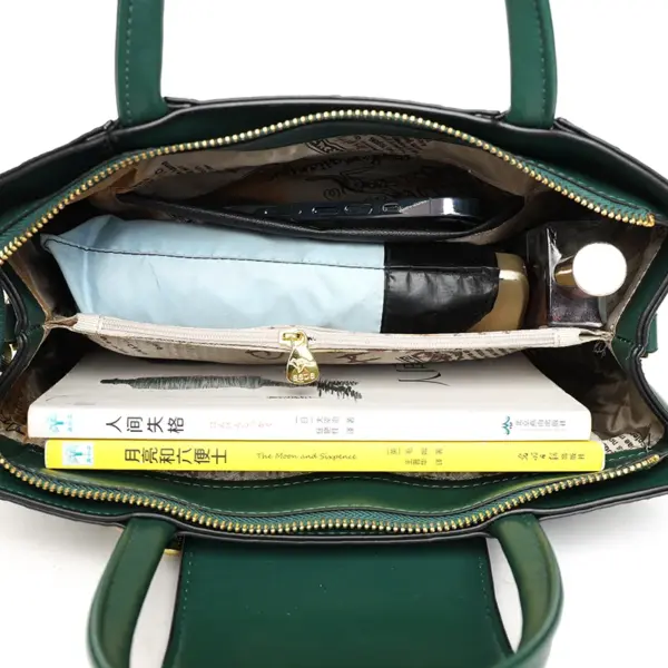 Vintage style flower embossed design handbag - Image 16