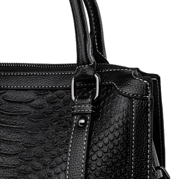 Croc curved large capacity women tote bag - Image 8