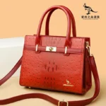 Croc embossed elegant women tote bag - Image 12