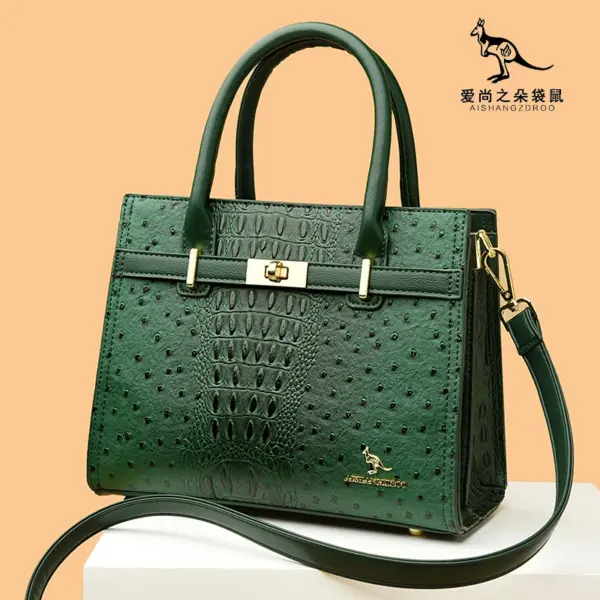 Croc embossed elegant women tote bag - Image 13
