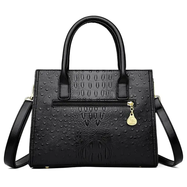 Croc embossed elegant women tote bag - Image 4
