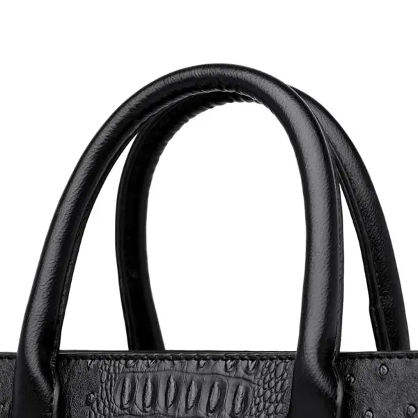 Croc embossed elegant women tote bag - Image 5