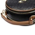 Croc embossed round pattern women designer bag - Image 6