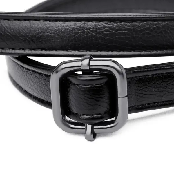 Croc embossed vintage square handbag - Image 9