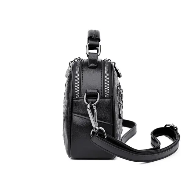 Croc embossed vintage square handbag - Image 2