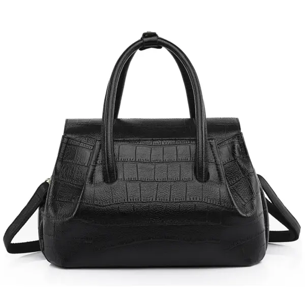 Crocodile embossed pattern elegant tote bag - Image 6