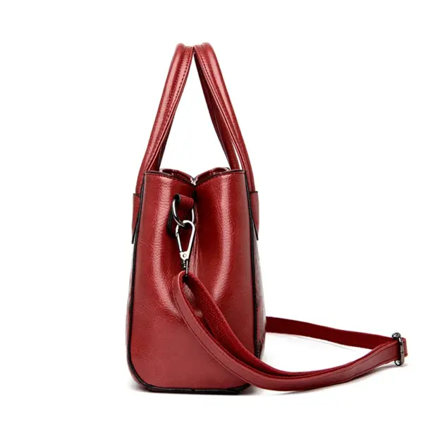 Flower embossed design shoulder tote bag - Image 2