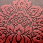 Flower embossed design shoulder tote bag - Image 4