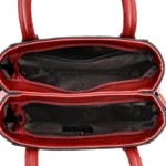Flower embossed design shoulder tote bag - Image 13