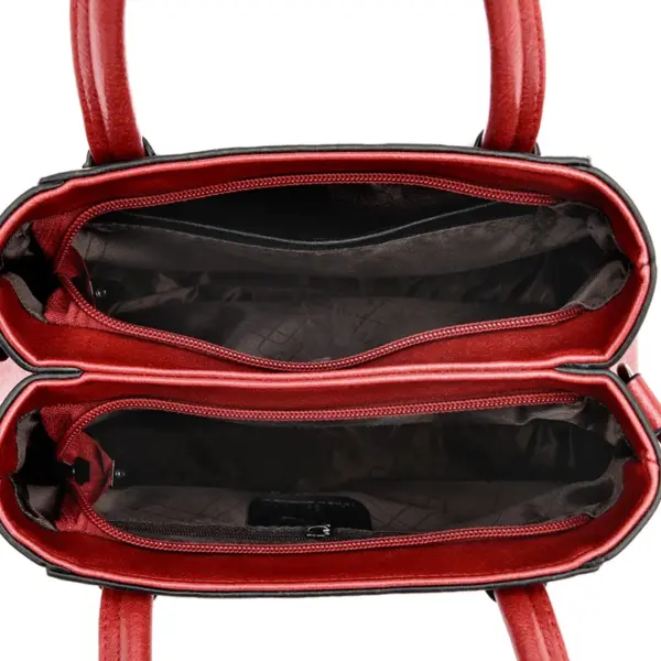 Flower embossed design shoulder tote bag - Image 13