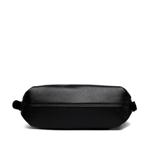 Large capacity soft vegan leather tote bag - Image 8