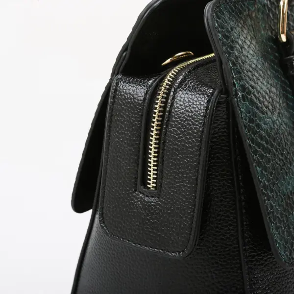 Luxury Snakeskin Embossed Women Tote Bag - Image 9