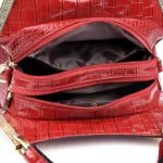 Embossed pattern round designer handbag - Image 12