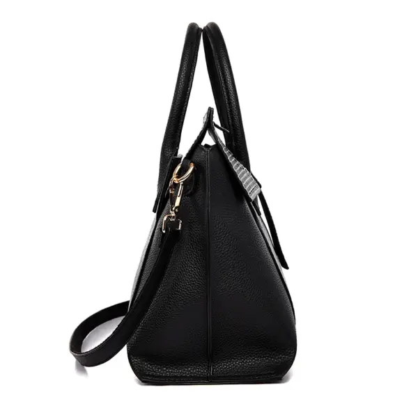 Luxury snakeskin pattern large capacity tote bag - Image 9