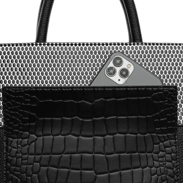 Luxury snakeskin women designer tote bag - Image 14