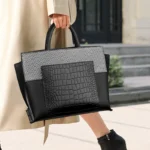 Luxury snakeskin women designer tote bag - Image 3