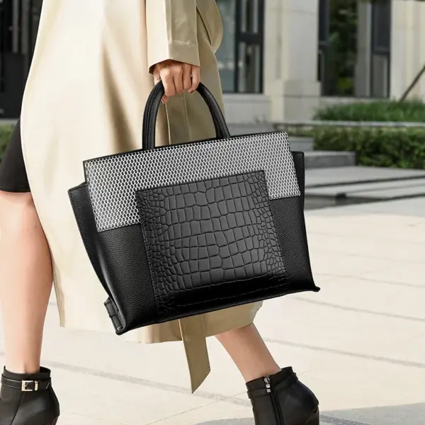 Luxury snakeskin women designer tote bag - Image 5