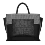Luxury snakeskin women designer tote bag