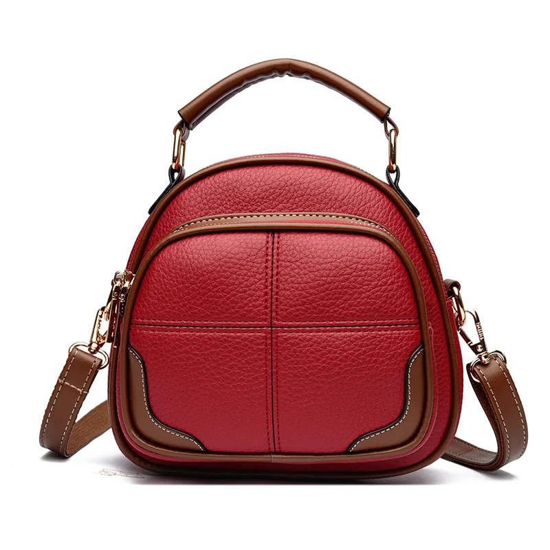 Round pattern high quality designer handbag
