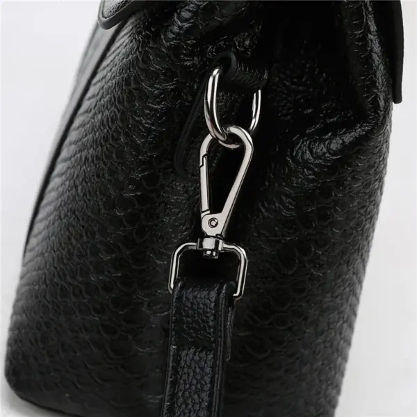 Snakeskin Decor Luxury Commuter Bag - Image 12