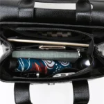 Snakeskin Decor Luxury Commuter Bag - Image 14