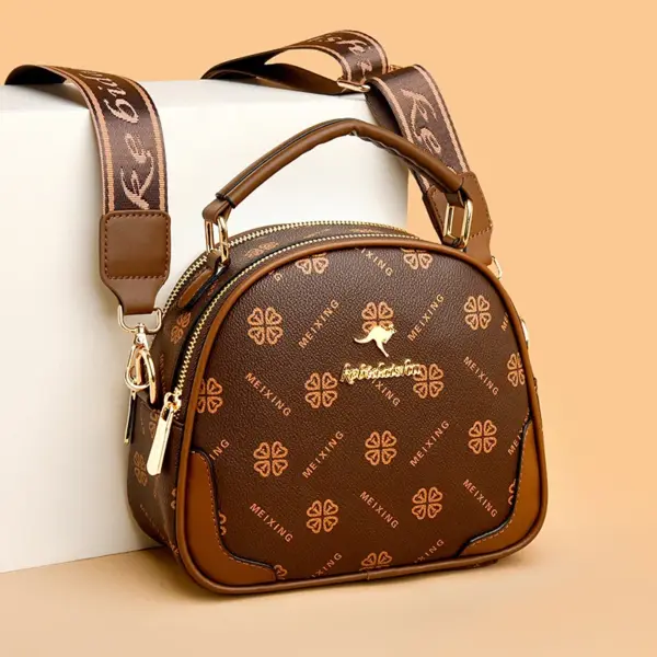 Stylish elegant round pattern women handbag - Image 12