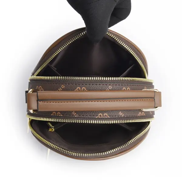 Stylish elegant round pattern women handbag - Image 14