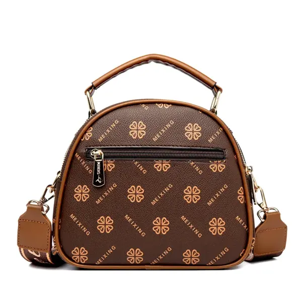 Stylish elegant round pattern women handbag - Image 4