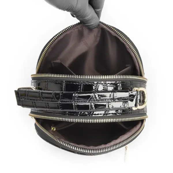 Stylish round pattern women handbag - Image 11