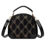Stylish round pattern women handbag