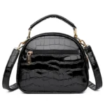 Stylish round pattern women handbag - Image 3
